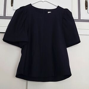 SEA NY Bubble Sleeve Top